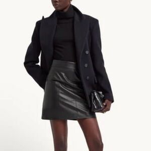G label by goop Aubrey leather miniskirt